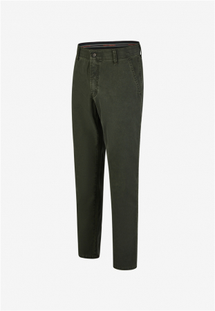 Pantaloni bumbac chino barbati CLUB of COMFORT Garvey 6421 verde [4]