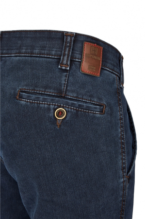 Pantaloni chino barbati CLUB of COMFORT Garvey 6822 bleumarin [3]