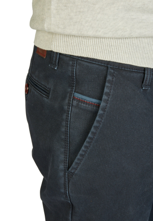Pantaloni termici bumbac chino barbati CLUB of COMFORT Garvey Thermolite 7824 bleumarin [2]