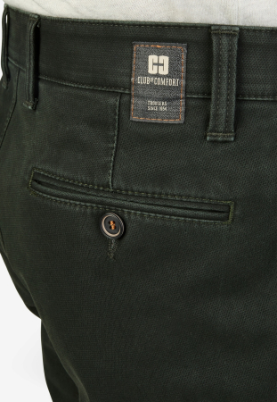 Pantaloni termici bumbac chino barbati CLUB of COMFORT Garvey Thermolite 8025 verde [1]