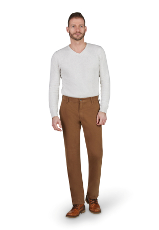 Pantaloni termici bumbac chino barbati CLUB of COMFORT Garvey Thermolite 8226 bej [8]