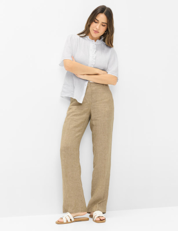 Pantaloni palazzo din in femei BRAX MAINE bej [4]