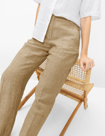 Pantaloni palazzo din in femei BRAX MAINE bej [5]