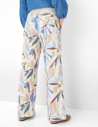 Pantaloni palazzo femei BRAX MAINE multicolor floral [2]