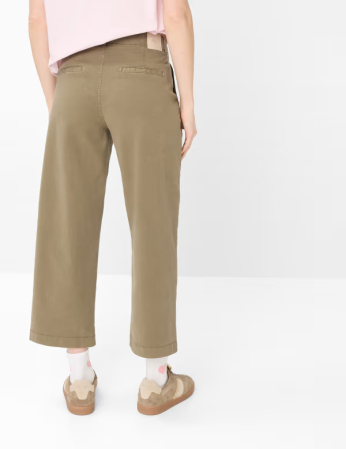 Pantaloni culotte lyocell/bumbac femei BRAX MAINE S bej [3]