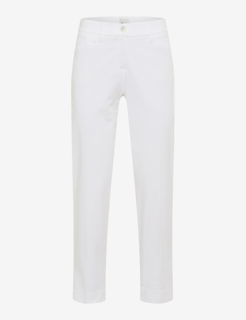 Articole femei - Pantaloni subtiri chino regular femei BRAX MARA S alb