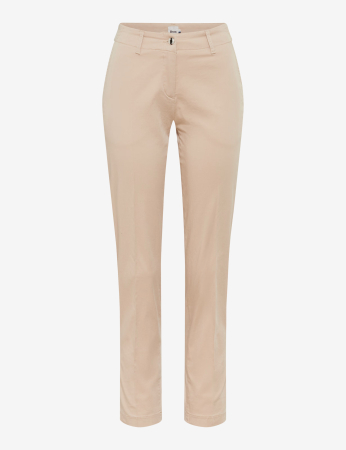 Articole femei - Pantaloni subtiri bumbac/lyocell chino 7/8 femei BRAX MARON S bej
