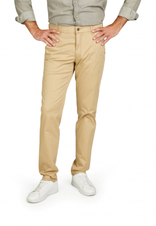 Pantaloni subtiri chino bumbac barbati CLUB of COMFORT Phil 7708 camel [3]