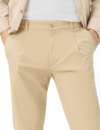 Pantaloni subtiri chino barbati BRAX TINO bej [6]