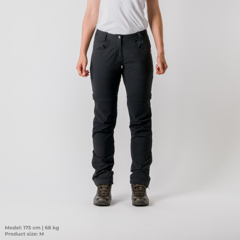 Pantaloni 2in1 femei NORTHFINDER PEARL antracit [2]