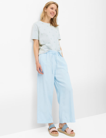 Pantaloni culotte lyocell femei BRAX MAINE S bleu [3]