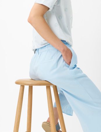 Pantaloni culotte lyocell femei BRAX MAINE S bleu [4]