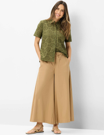 Pantaloni culotte evazati femei BRAX MAJA S bej [2]