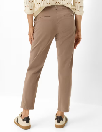 Pantaloni bumbac/lyocell femei BRAX MARON S maro deschis [2]
