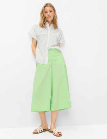 Pantaloni culotte largi femei BRAX MELII S verde deschis [3]