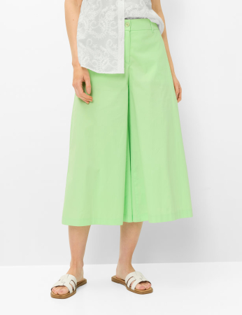 Pantaloni culotte largi femei BRAX MELII S verde deschis [1]