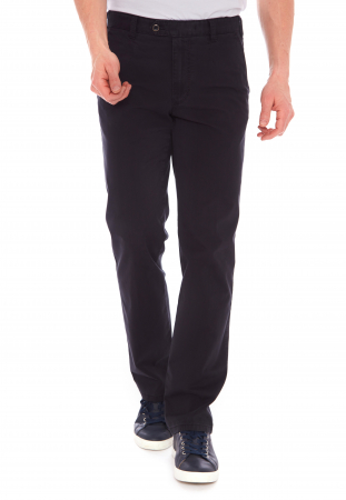 pantaloni chino - Pantaloni Comfort bumbac barbati MEYER Monza-5401 bleumarin