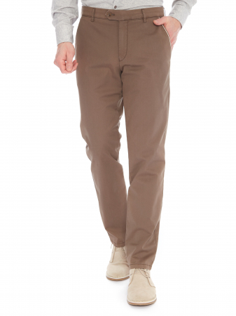 pantaloni chino - Pantaloni Modern barbati MEYER Bonn-5420 maro
