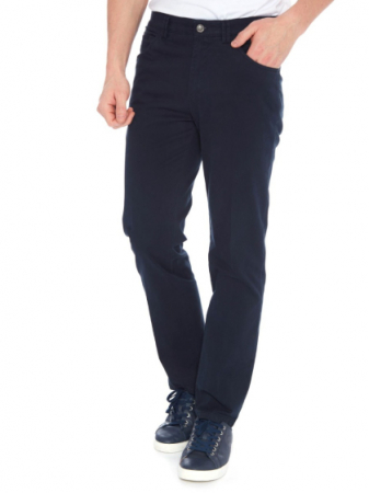 pantaloni 5 buzunare - Pantaloni Regular barbati MEYER Dublin-5431 bleumarin