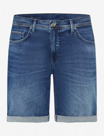 Pantaloni - Pantaloni scurti blugi barbati BRAX CHRIS Slim albastru