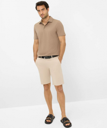 Pantaloni scurti bumbac barbati BRAX BOZEN Regular bej [2]