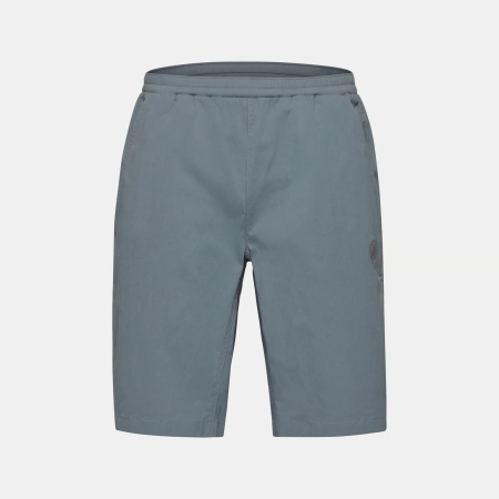 pantaloni sport si drumetie - Pantaloni scurti catarare bumbac barbati MAMMUT CRAG gri