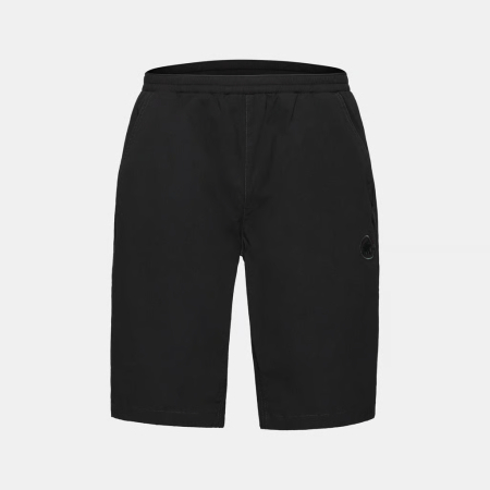 pantaloni sport si drumetie - Pantaloni scurti catarare bumbac barbati MAMMUT CRAG negru