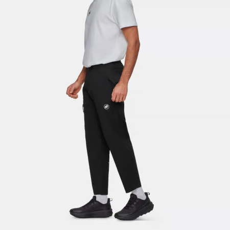 PantaloniI sport 7/8 bumbac organic/canepa barbati MAMMUT TAMARO negru [3]