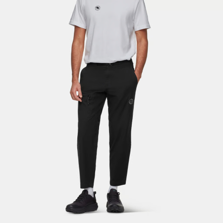 PantaloniI sport 7/8 bumbac organic/canepa barbati MAMMUT TAMARO negru [2]