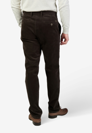 Pantaloni velur bumbac chino barbati CLUB of COMFORT Garvey 8200 maro inchis [4]