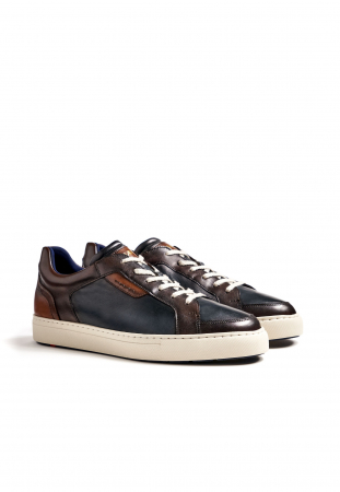 Incaltaminte - Pantof sneaker barbati piele LLOYD MALCOLM maro/bleumarin