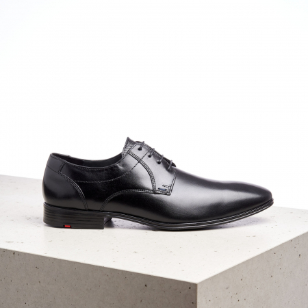 pantofi eleganti - Pantof derby barbati piele LLOYD OSMOND negru
