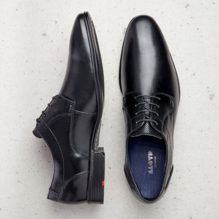 Pantof derby barbati piele LLOYD OSMOND negru [2]