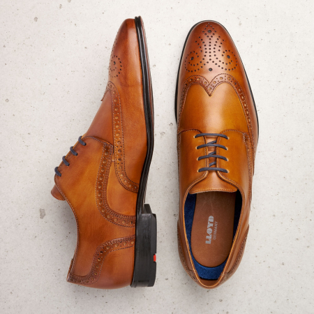 Pantofi derby barbati piele LLOYD MORTON maro [3]