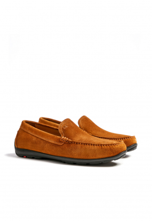 Incaltaminte - Pantofi barbati loafer piele intoarsa LLOYD EMILIO maro