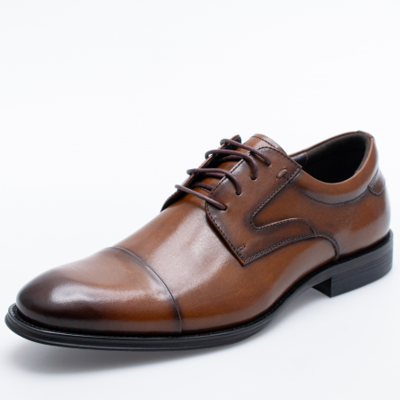 pantofi eleganti - Pantofi barbati piele derby cap OTTER 7OWG50017A maro
