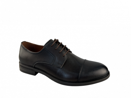 pantofi eleganti - Pantofi barbati piele derby cap I4FM60005A maro inchis