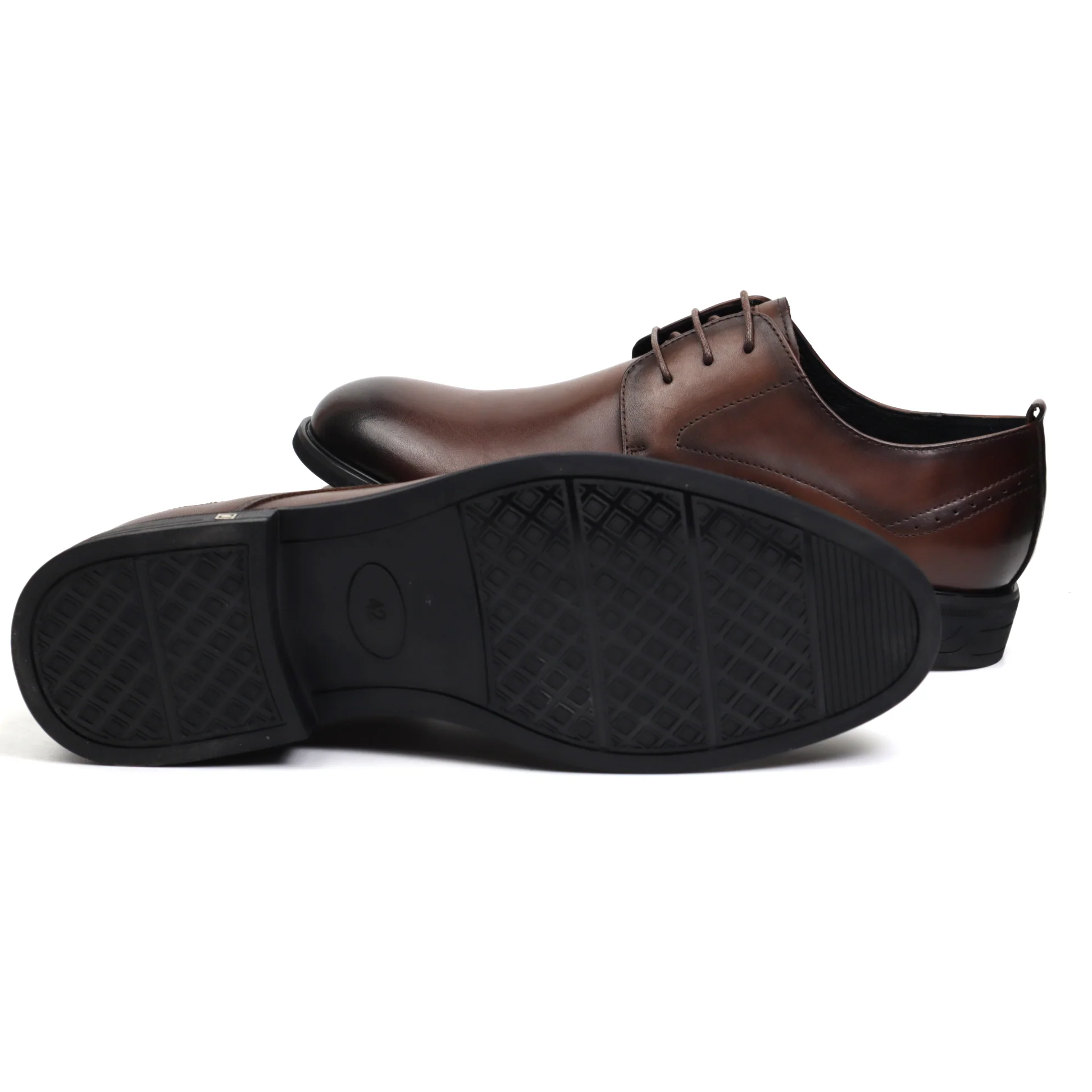 Pantofi derby piele barbati OTTER maro [4]