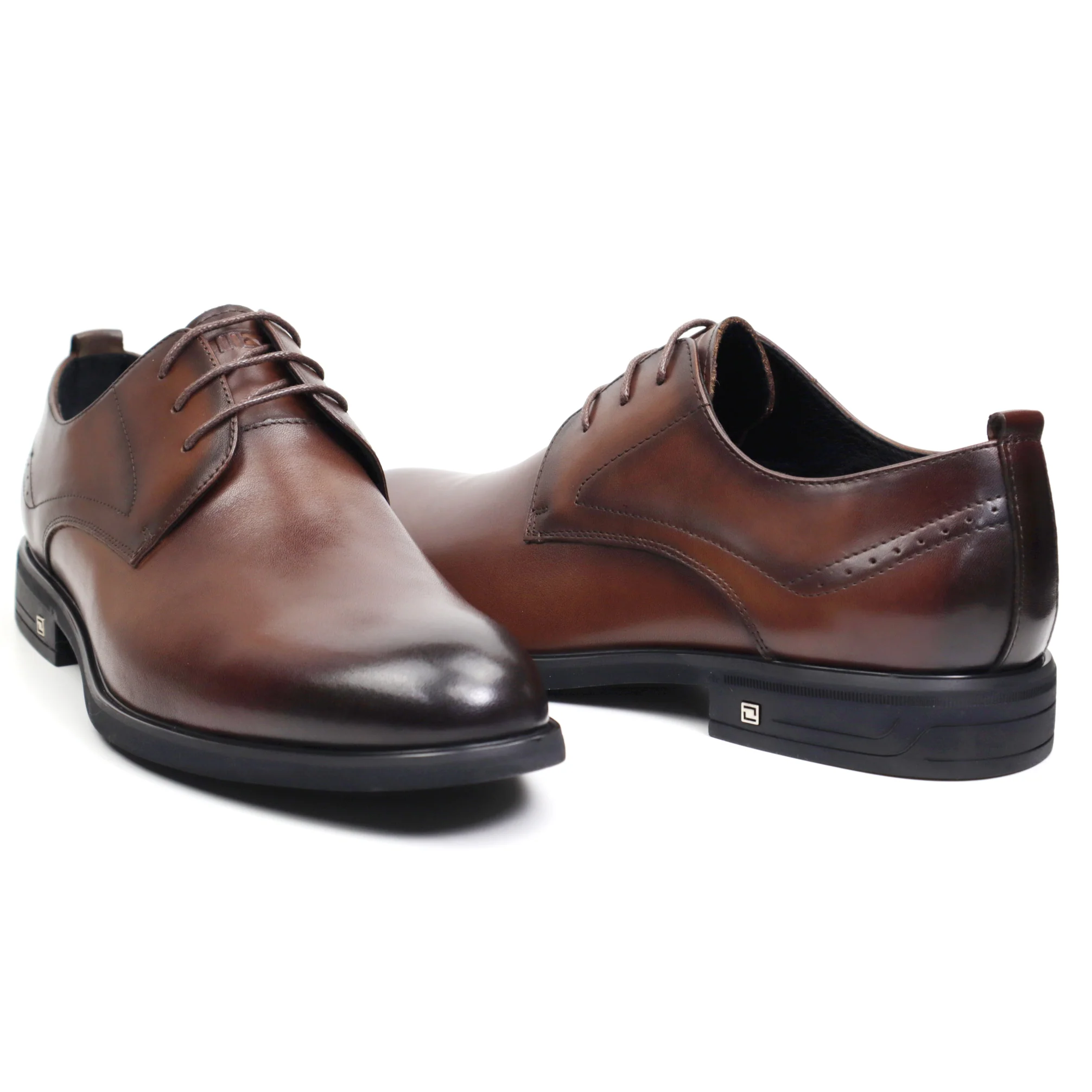 Pantofi derby piele barbati OTTER maro [3]