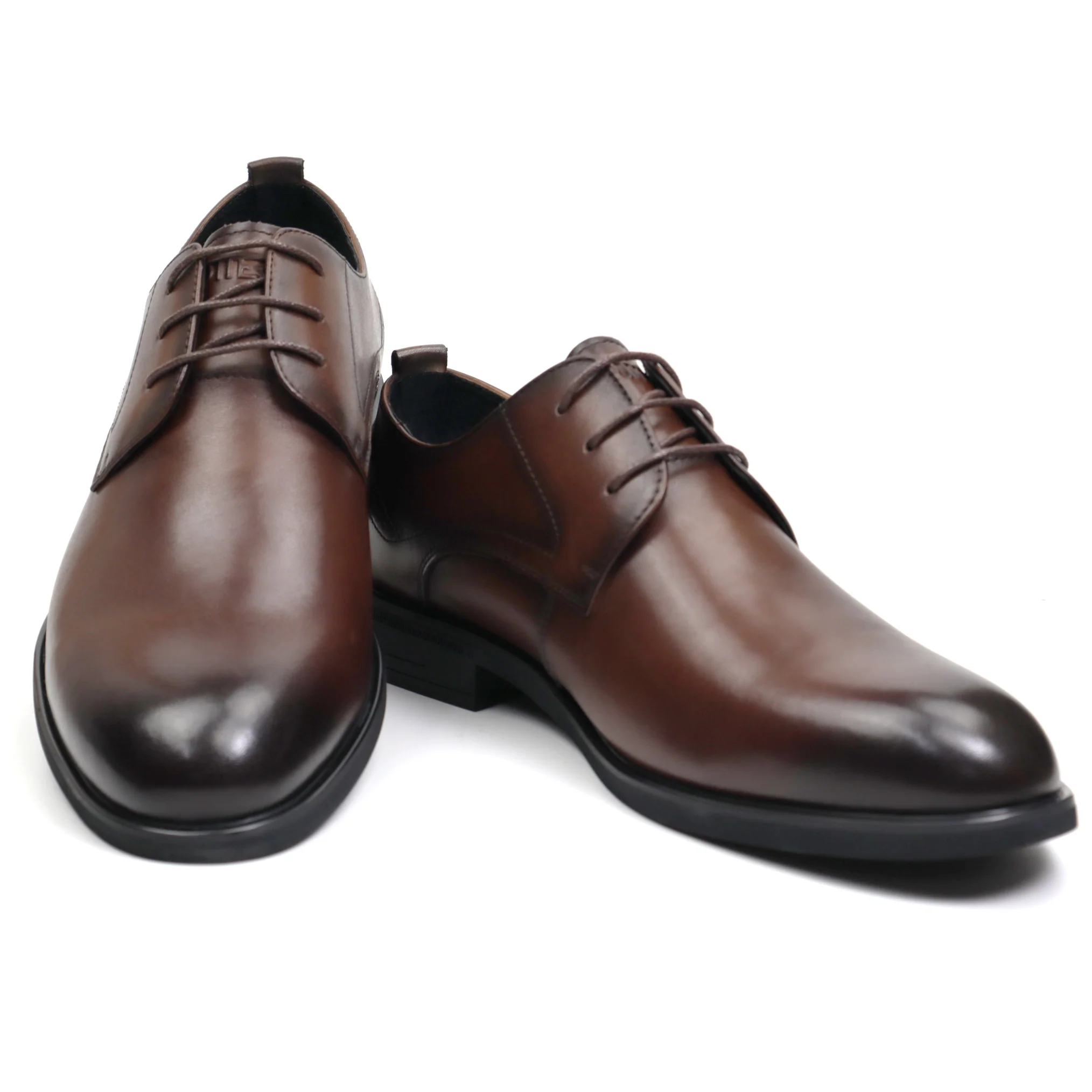 Pantofi derby piele barbati OTTER maro [2]