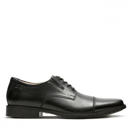pantofi eleganti - Pantofi barbati piele CLARKS Tilden Cap negru