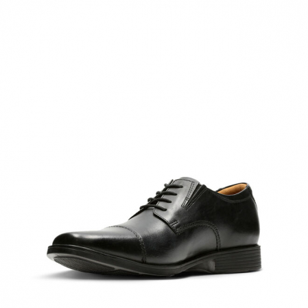 Pantofi barbati piele CLARKS Tilden Cap negru [5]
