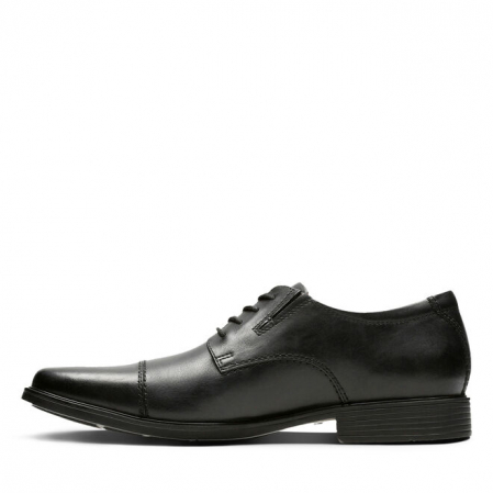 Pantofi barbati piele CLARKS Tilden Cap negru [6]