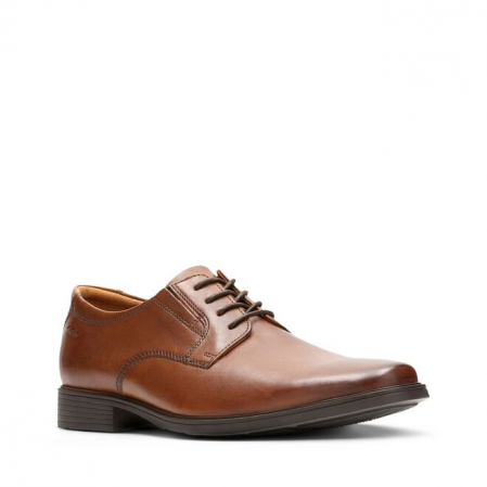 Pantofi barbati piele CLARKS Tilden Plain maro [2]