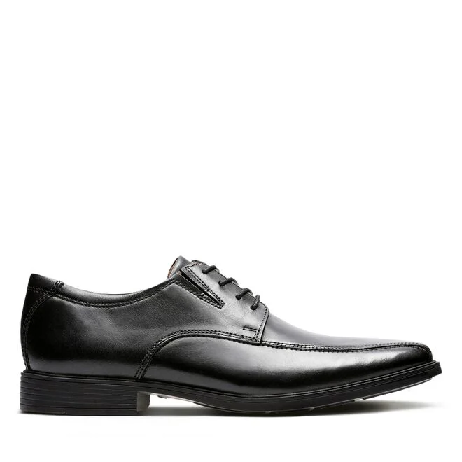 Incaltaminte - Pantofi barbati piele CLARKS Tilden Walk negru