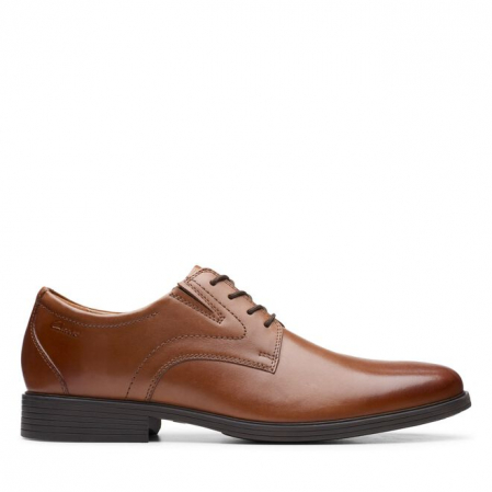pantofi eleganti - Pantofi barbati piele CLARKS Whiddon Plain maro