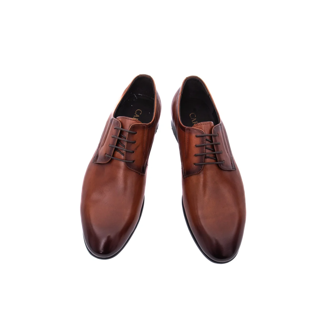 Pantofi derby barbati piele CARIBU MKD1-16-6B  cognac [1]
