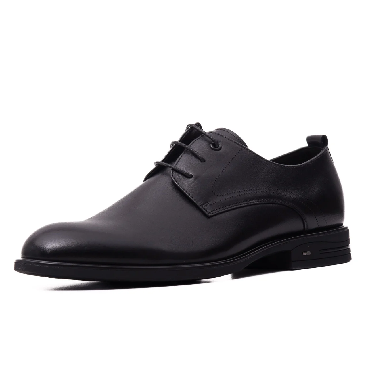 pantofi eleganti - Pantofi derby barbati piele OTTER E6E670002A negru