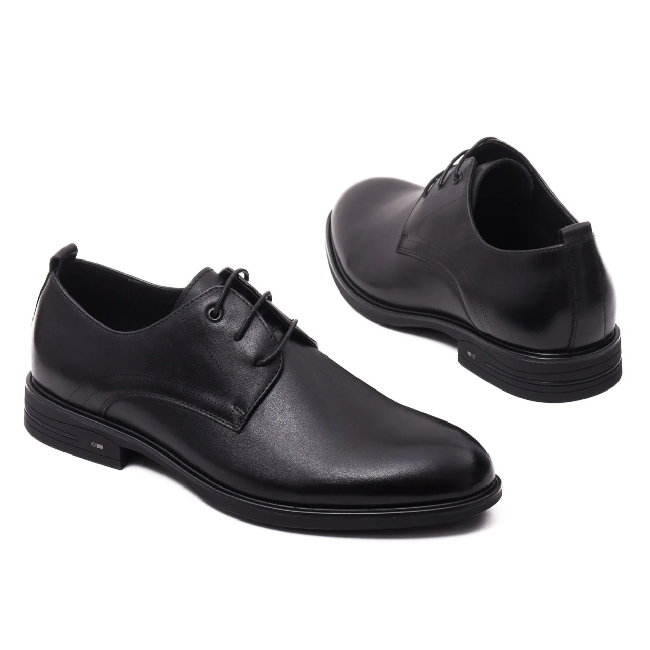 Pantofi derby barbati piele OTTER E6E670002A negru [5]