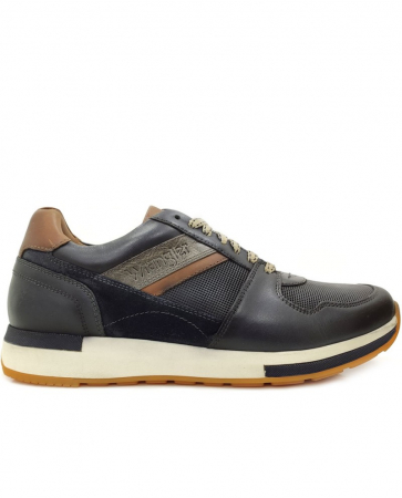 Incaltaminte - Pantofi piele sneaker WRANGLER NEIL bleumarin